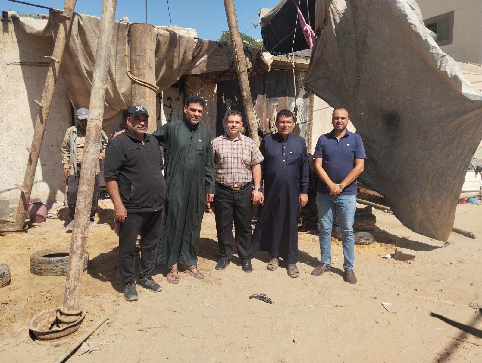 حفر بئر مياه جديد في حي السماحات